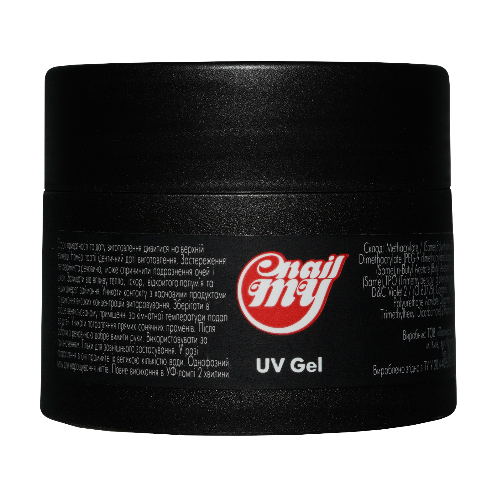 Уцінка! Гель однофазний для нігтів My Nail UV Gel густий, 01 Прозорий, 8 г